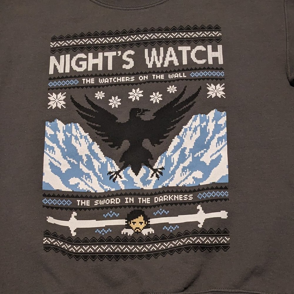 Game of Thrones Night's Watch Ugly Holiday Sweatshirt